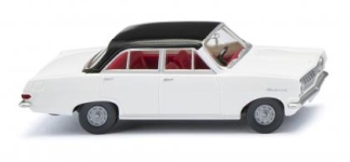 Wiking 084706 - H0 - Opel Rekord A - weiß/schwarz